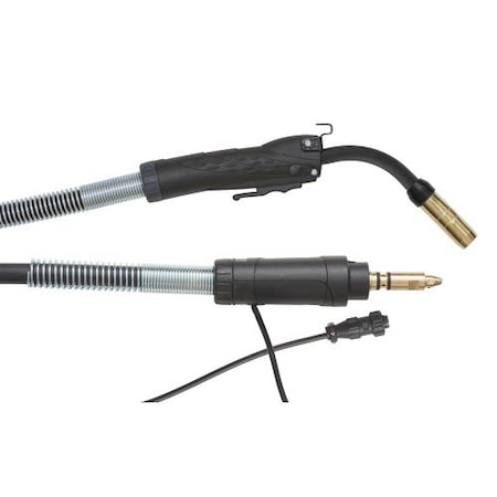 Xtrweld Mig Gun, Bernard Consumables, .045in. , 15', 400amp, Miller Power Pin 400153545BRM